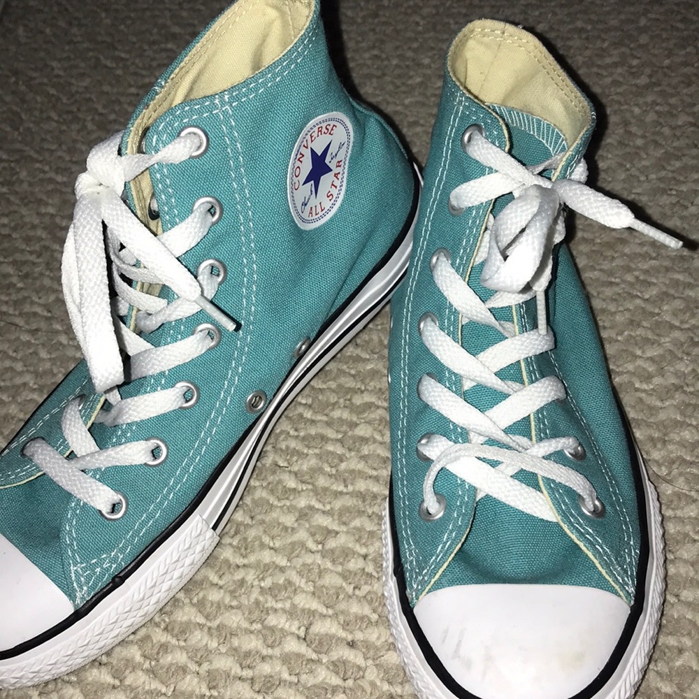 Teal converse